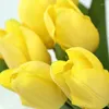 Decorative Flowers 1pcs Artificial Tulip Real Touch Flower For Wedding Home Decor Centerpiece Bouquet Fake Tulips Decoration