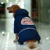 Fleece grote hondenjack winter dikke winddichte hondenkleding capuchon pet jas jas voor mediumlarge honden in kleding 240508