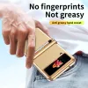 Случаи для Samsung Galaxy Z Flip 4 Case с S Pen Dual петлей с сенсорным слотом роскошной кожа