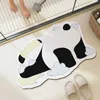 Teppich 3d Cartoon Panda Bodenmatte Schlafzimmer Teppich Wohnzimmer Teppiche Willkommen Eingangs Fußmatte Balkon Haus Nicht-Schlupftür Mat J240507