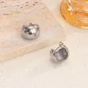 Boucles d'oreilles en peluche Crescent Half Cercle pour femmes Mentières d'oreille Femmes Femmes en acier inoxydable Bijoux de mariage Gift 2024