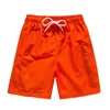 Short masculin Pantalon de plage d'été Couleur continue cool séche rapide cinq minutes décontractées nageur extérieure absorbant