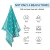 Bandana Retro Art Pattern Bath Bath Towel Beach de biquíni personalizada Toalha de banho de banheira feminina Toalha de banho macio 240422