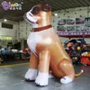 8mh (26 pieds) avec un ventilateur nouveau design de simulation gonflable inflation des ballons d'animoons aérien Dog de dessin animé pour l'événement de fête publicitaire Toys Sports