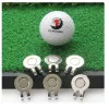 AIDS 10PCS Magnetic Golf Ball Marker Golf Cap Clip Ball Zielmarker Professionell Golf Training AIDS Golf Hat Ball Marker 2 Typ Typ