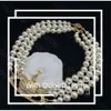 Viviane Westwood Necklace Women Designer Gold Jewelry Woman Halsband Klöver Guld Silver Kubansk länkkedja Choker Womens Luxury Classic rostfritt stålhänge 102
