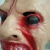 Zapasy imprezy maska ​​zombie przerażające rekwizyty Halloween Straszne realistyczne twarz dla dorosłych kostium Cosplay Horror zainfekowane