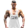 Débardeur masculin Muscle Guys marque les sangles minces Stringer Mens Gyms Tops Men Verte Coton Workout Underson de corps Body Body Body Body Body