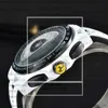 Armbanduhren für Männer 2023 Neue Herren Uhren sechs ES All Dial Work Quartz Uhren Ferrar Top Marke Chronograph Clock Gummi Gürtel Fashion F1 Racing Car Style 7937