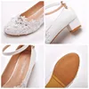 Chaussures habillées xihaha MODE MODIAL BRIDESMAID BANQUET FEMME DE LACE FLORNE PEUL PEUR ROND TOE HEURS HAUTE