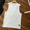 Mens tank tops tech designer tech print summer Quick drying vest Sports classic black, white and gray double tri-color optional