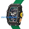 RM Luxury Watches Mechanical Watch Mills Rm07-04 Black Carbon Tpt Automatic Sport stP9