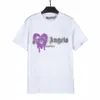 Palm PA 24SS Summer Letter Printing Love Spray Paint Logotipo T Camiseta Novio Regalo Floje de Hip Hop de gran tamaño Unisex Amantes de manga corta Estilo Tees Angels 2170 YBG