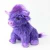 Kruisgrens Nieuw product Highland Cow Scottish Highland Bull Plush Doll Simulation Yak Doll Spot Groothandel