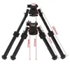 Scope Mounts Accessories Tactical V8 Tripod Bipod 360° Rotating Bracket All-Metal 20Mm Rail Sniper Telescopic Hunting Mount Drop Deliv Ots7Y