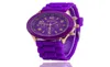 Montre-bracelets 2022 S GENEVA Brand Silicone Femmes Regardez les dames robe de mode Quartz Wristwatch femelle Montre Femme Watches7724763