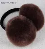 Muffs de orejas Fashion Fux Fur Mujeres para la marca Invierno Invierno cómodo calentador