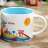 Capacité de 14 oz en céramique Ttarbucks City Mug Cities American Cities Meilleure tasse de tasse de café avec boîte d'origine Miami City 3330