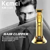 Electric Shavers Kemei Professional Rechargeable Hair Trimmer For Men Grooming Barber Shop Hair Clipper Electric Beard Hair Cutter Machine T240507