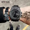 New Sanda Men's Watch Top Brand Роскошные военные спортивные часы Men's Men's Shock Shock Watch Relogio Masculino 201125 2969