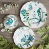 European Style keramische koffiekop en schotelse Engelse middag Black Tea Set Dessert Plate Bot China Rural Retro 240508