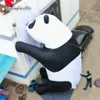 Publicidade personalizada por atacado Modelo de animal inflável Panda 6m 20 pés Altura Gianting Panda para zoológico e Decoração de parques de diversões