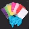 Party Decoration 100pcsbag Feathers för DIY Transparent Balloon Filling Wedding Birthday Clear Supplies2780171