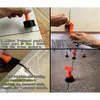 Bodenfliesen -Leveling -System Clips Spacer Porzellan Keramik -Leveler -Kit für Fliesen -Legwand -Fixierungswerkzeuge