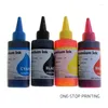Kits de recarga de tinta universal 4 cor corante compatível com 100 ml de impressora geral premium Todos os modelos