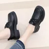 Dress Shoes 2024 Spring Autumn Sneakers Women Leather Loafers Wedge Casual Comfortable Slip On Women's Walking