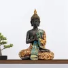 Sculture Buddha Statue Resin Crafts Soggiorno Decorazione dell'ufficio Sud -est Asia Statue Thailandia Meditazione India Buddha