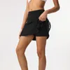 Shorts Active Shorts Black Golf Gonna con fodera