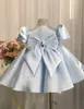 Christening dresses Girls Party Dress Pearl Princess 1st Birthday Girl Elegant Bride Wedding Childrens Ball Baptist Q240507