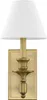 Wandlamp traditionele sconce in warm messing (15 "H x 7" H)