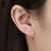 Stud Orsa JEWELS 925 Sterling Silver Transparent Droplet CZ Earrings Suitable for Womens Simple Wedding Anniversary Exquisite Jewelry APE61 Q240507