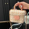 Klasik mini tweed kutu çantaları totes çanta ünlü marka kapitone matelasse crossbody çantalar en kaliteli kozmetik vanity çantaları lüks tasarım whxm