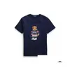 Heren T-shirts S Bear T-shirt Groothandel Hoge kwaliteit 100% katoenen T-shirt T-shirts Shirts USA USA Drop levering Kleding Kleding T-stukken OTXY3