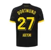 CHEPER SOCCER MAISSES 23 24 25 Coupe Reus 2024 2025 Borussia Soccer Football Shirt Neongelb Hummels Brandt Dortmund Fans Joueur spécial All Black Maillot de Foot