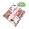 Outras festa festiva fornecem toda a qualidade de alta qualidade Euro 10 20 50 100 cópias Toys Fake Notes Billet Movie Money que parece verdadeiro eurpud otpud