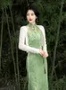 Vêtements ethniques Sexy Halter Qipao Noir vintage mince sans manches Cheongsam Elegant Evening Farty Robes Femmes Novely Classic Lady Chinese