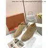 LP Loro Piano Fashion Mens Womens Casual Shoes Casual Chores Loro Pianaa Suede Designer Designer Classic Boucle Route Round