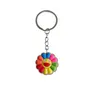 Key Rings Fluorescent Rainbow Flower Keychain Keychains Backpack Purse Handbag Charms For Women Childrens Party Favors Keyring Suitabl Otkoe