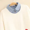 Kvinnors hoodies 2024 Topp 3 färger Sport Pullover Shirt Student Sweatshirt Tecknad söt tröja mönster