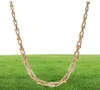 Fashion Luxury necklace designer hardwear jewelry Horseshoe chains necklaces for women party Rose Gold Platinum long Chain diamonds jewellery 601530621093761