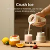 340ML portable Juicer Wireless with straw Electric Blender for juice milkshake ce cube food supplement Smoothie Mixer 240508