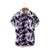 Camisas casuais masculinas camisa havaiana casual Moda moda 3d impressão na moda Tops harajuku rabeca de quebra -cabeça Art strtwear