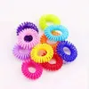 10pcs lot nouveau 2cm petite ligne téléphonique cordes cordes filles coloré bandes de cheveux élastiques