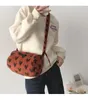 Sac Love Heart Pattern Femmes Cylindre Beauz Épaule vintage Cordigoy Dames Sacs de messager mignons Sacs à main Étudiant Girls