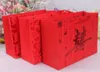 Enveloppe-cadeau chinois traditionnel rouge double bonheur sac de papier de mariage avec handle sacs sacs de bonbons 259419cm 100pcslot82693648318249