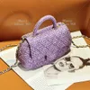 Crossbody Bags 10A Mirror 1: 1 Qualitätsdesigner Luxus -Taschen Fashion Umhängetasche Kettenbeutel Handtasche Tasche mit oberen Griff Tweeds Stoffe für 23,5 cm mit Box WC438